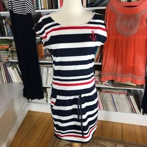 Beach by Exist Nautical Summer Dress + Cover Up